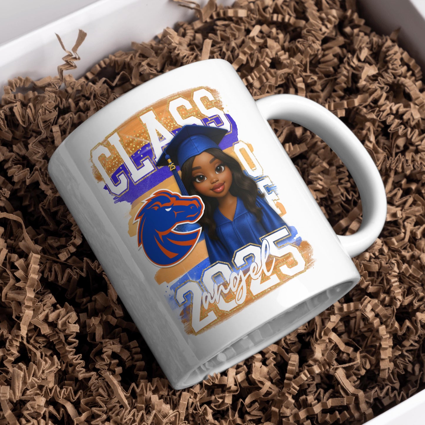 Custom Graduation Portrait Personalized Cartoon Graduation Digital Design SVG, PNG, JPG, PDF - Instant Download