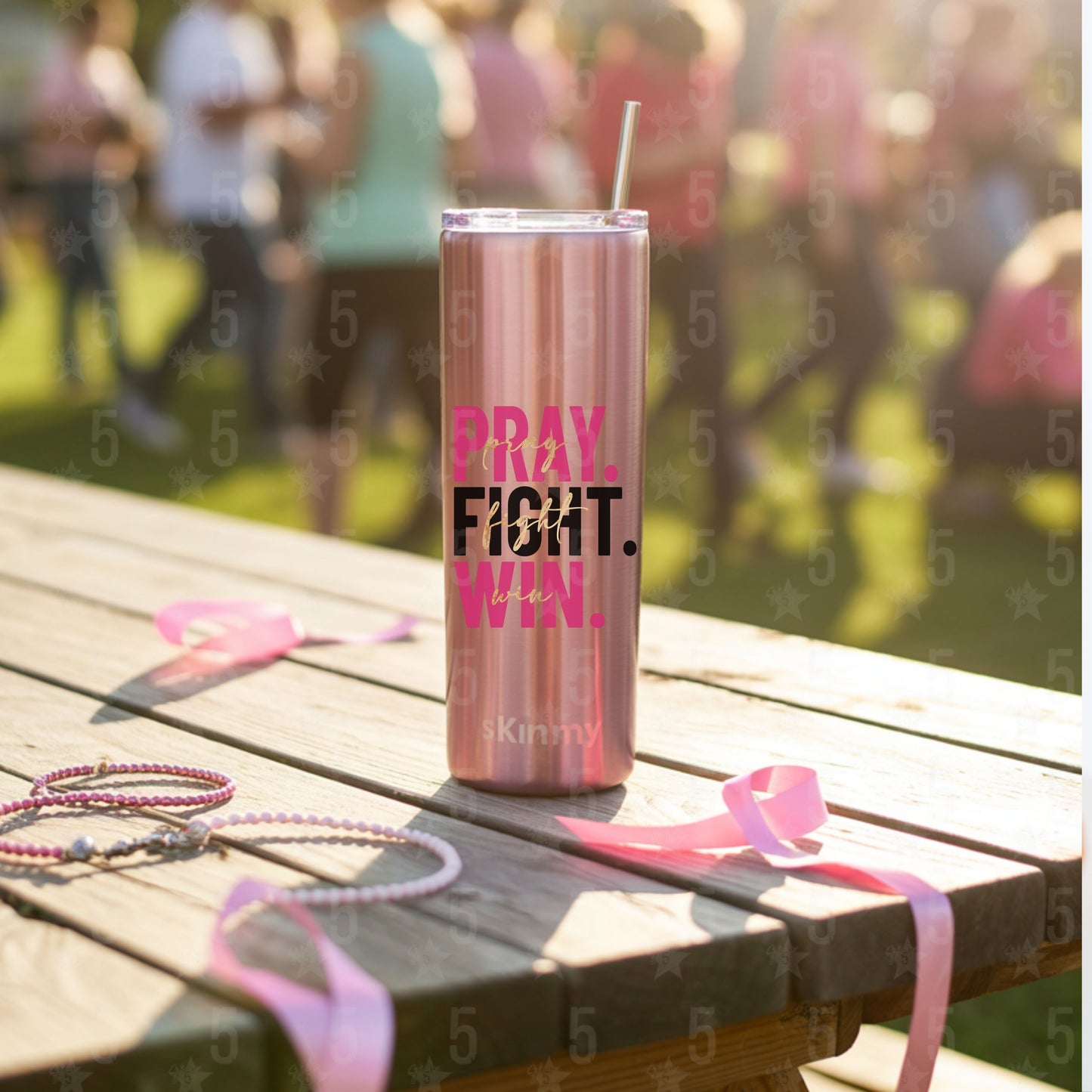 Pray. Fight. Win. Digital Design SVG, PNG, JPG, PDF - Instant Download