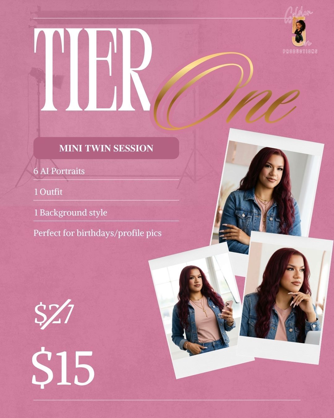 AI branding headshot virtual photoshoot