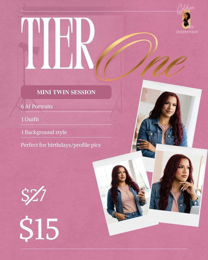 AI branding headshot virtual photoshoot