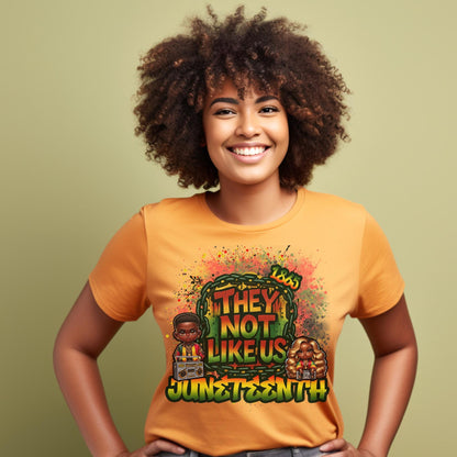 They Not Like Us Juneteenth Digital Design SVG, PNG, JPG, PDF - Instant Download