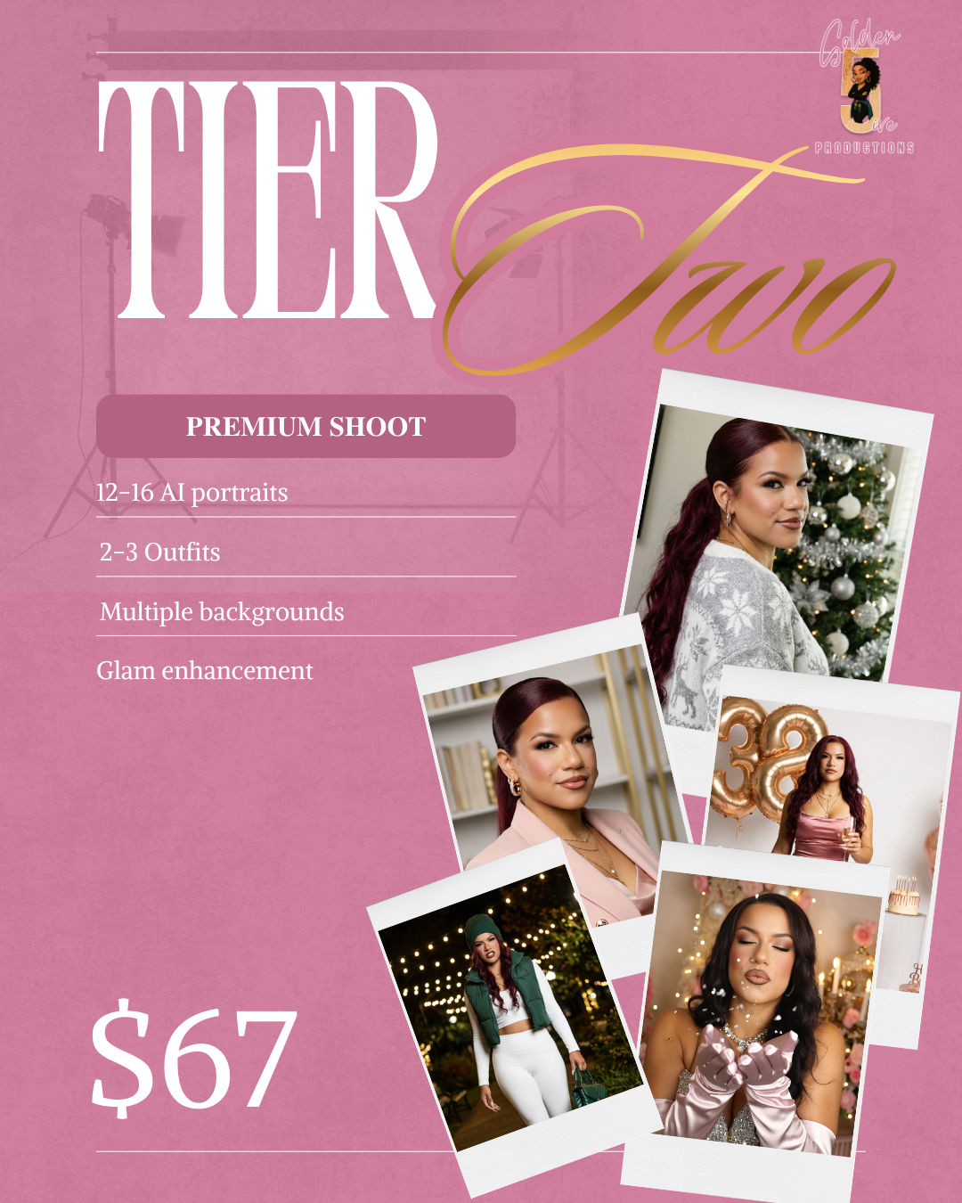 AI Luxury Photo Shoot (Upload Your Selfies)