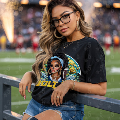 Los Angeles Chargers Día de los Muertos Design SVG, PNG, JPG, PDF - Instant Download