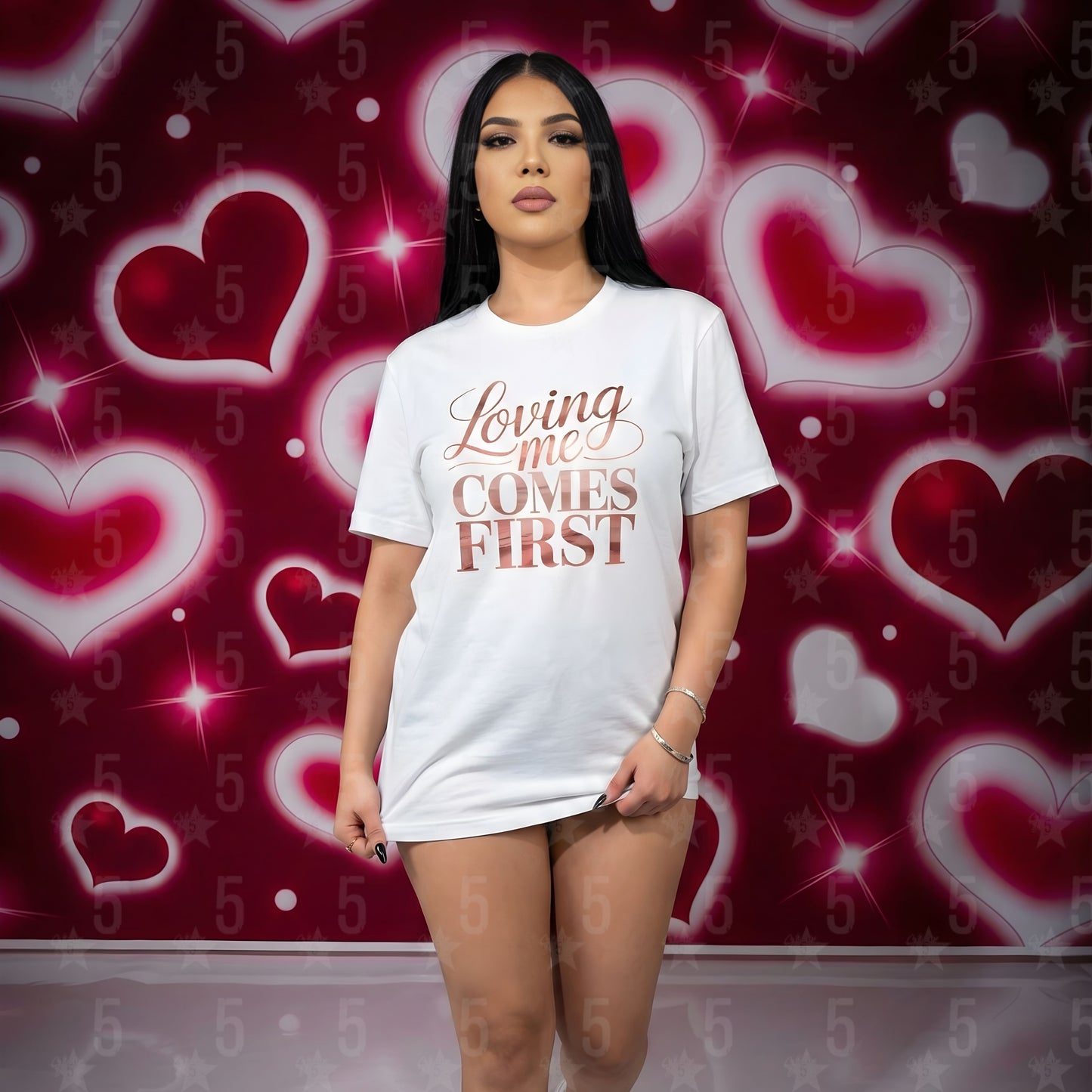 Loving Me Comes First | Self-Love Valentine’s Day Design (Digital or Apparel)