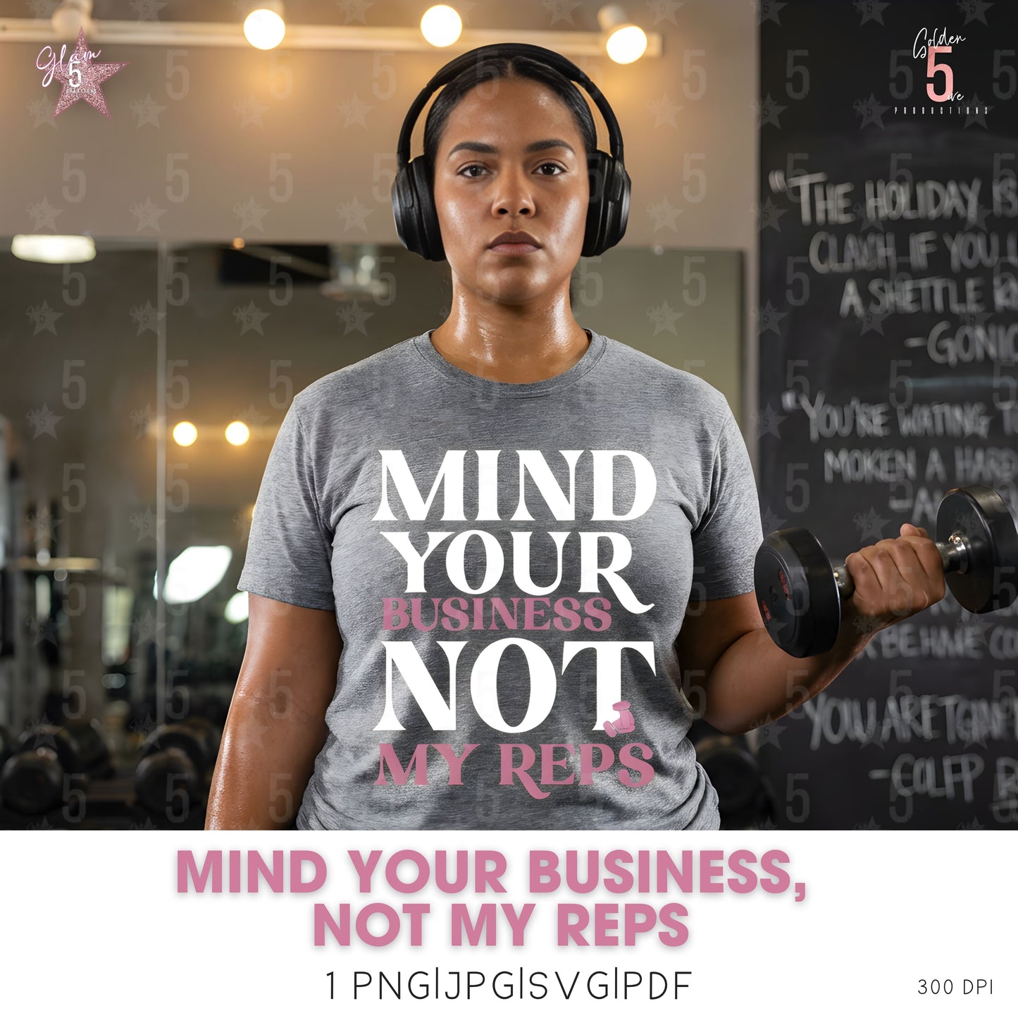 A woman lifting dumbbels