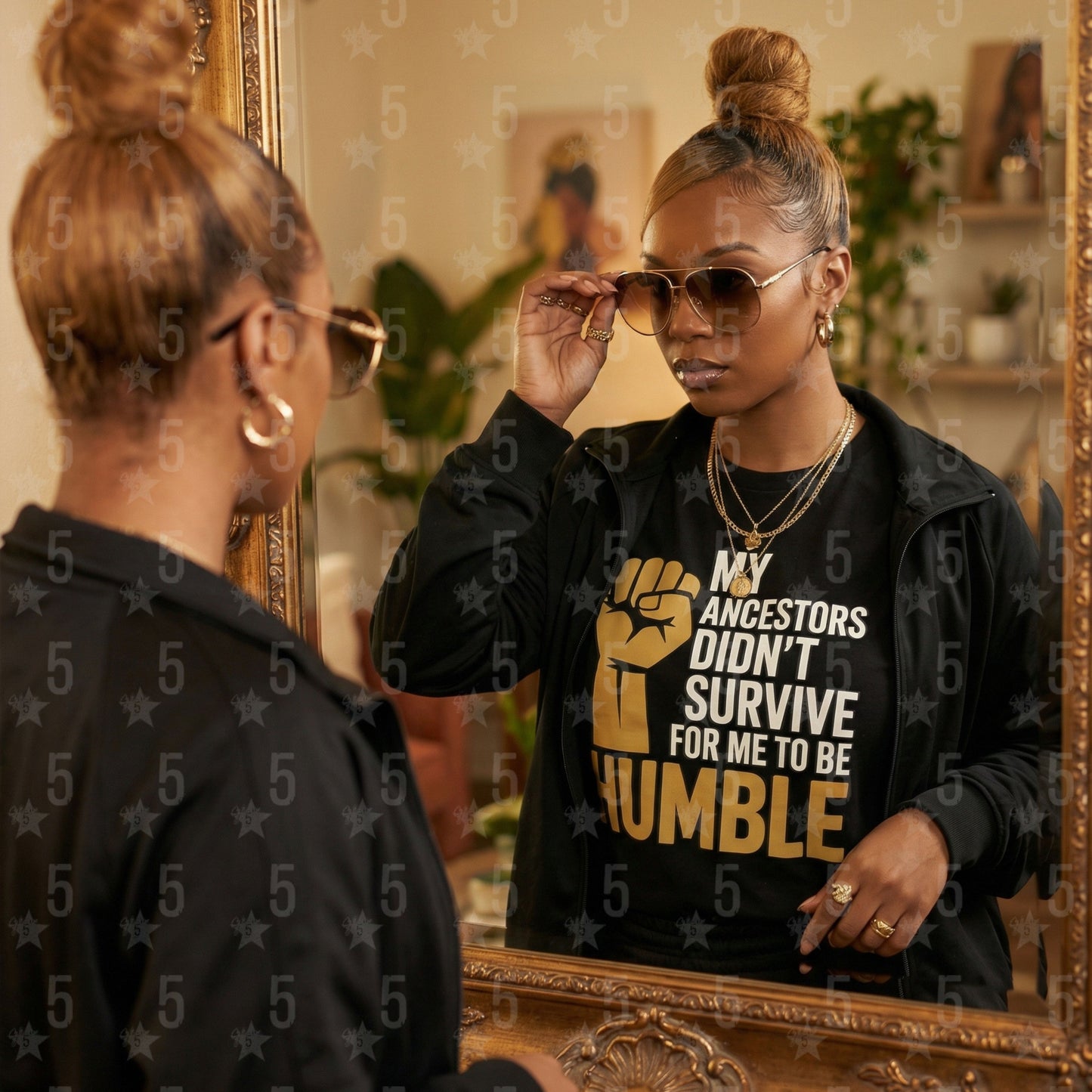 My Ancestors Didn’t Survive for Me to Be Humble | Black History Month Statement Design (Digital or Apparel)