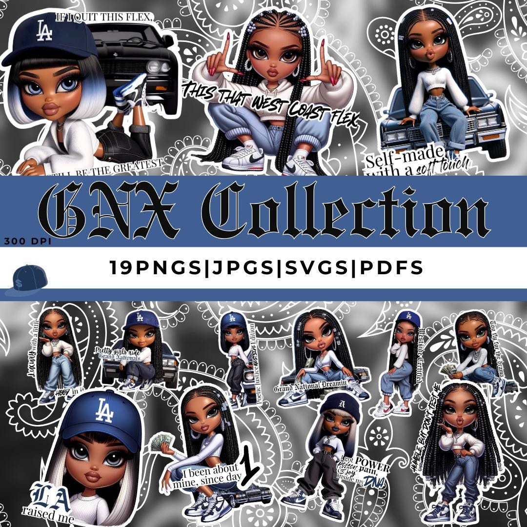 Kendrick Lamar GNX-Inspired Digital Designs SVG, PNG, JPG, PDF - Instant Download