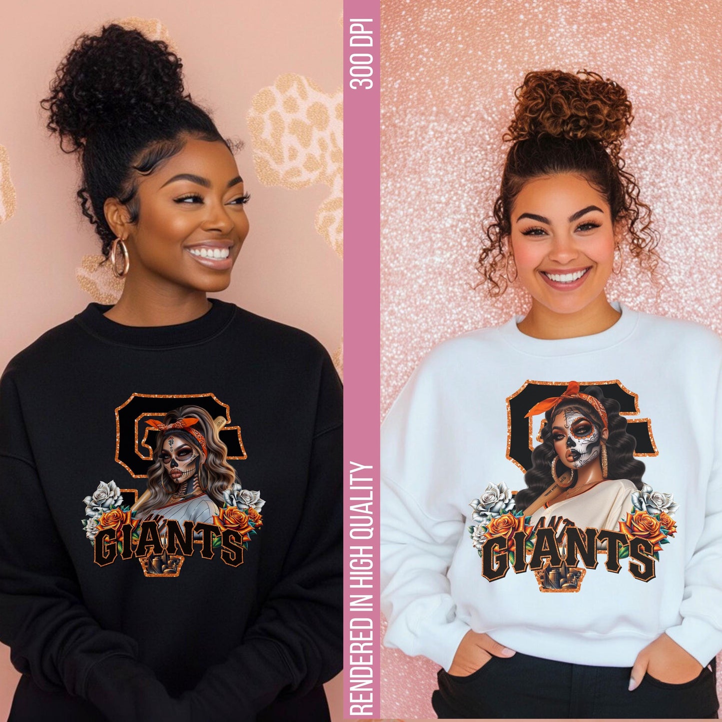 SF Giants-Inspired LatinX Digital Design SVG, PNG, JPG, PDF - Instant Download