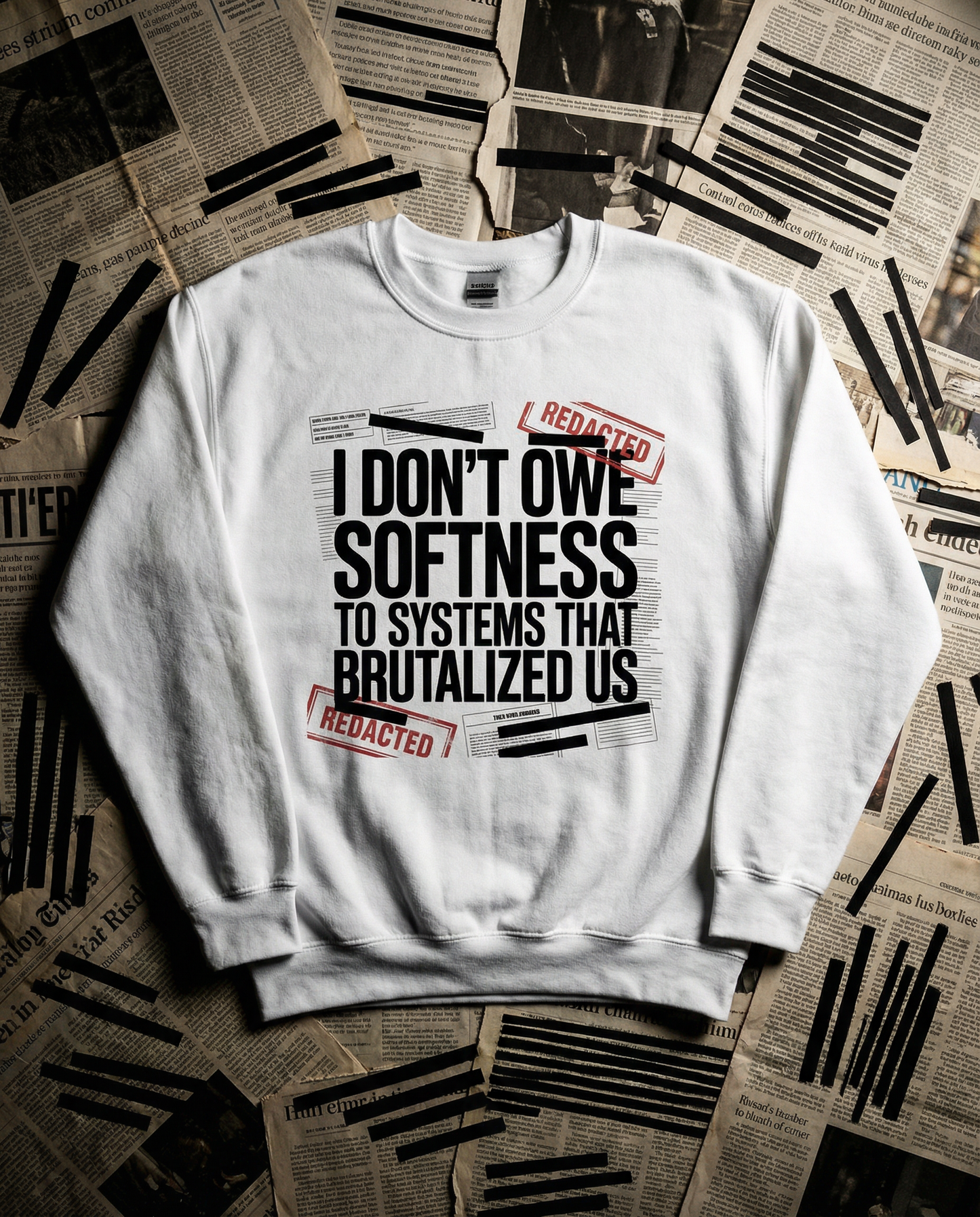 I Don’t Owe Softness to Systems That Brutalized Us| Black History Month Statement Design (Digital or Apparel)