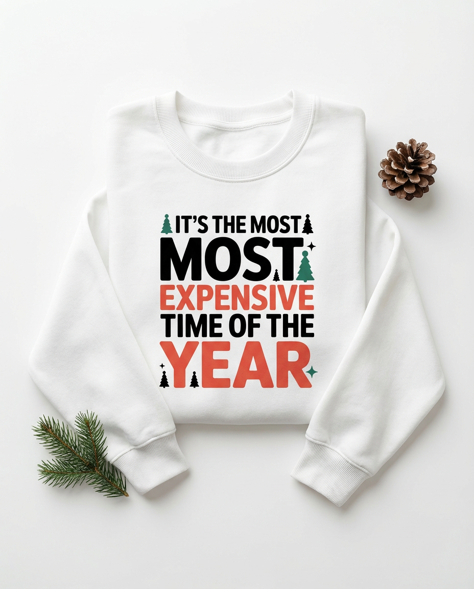 It's the Most Expensive Time of the Year SVG, PNG, JPG, PDF - Instant Download